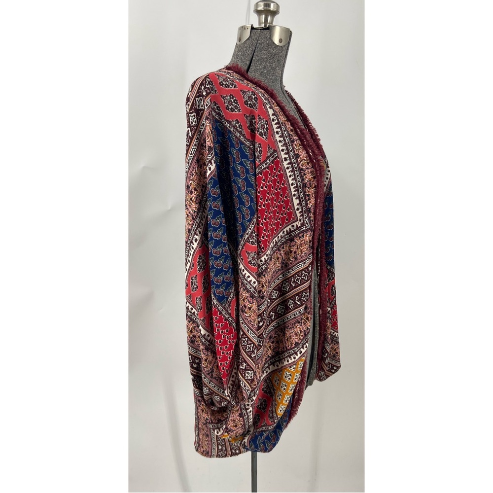 Umgee Patchwork, Open Front Cocoon Style Poncho K… - image 8